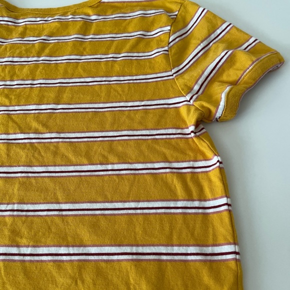 Roxy Salted Feeling Short-Sleeve Striped Retro T-Shirt Women’s Size Small - Picture 8 of 12